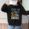 Back To School Game On Third Grade Baseball First Day Boys Graphic Kid Sweatshirt