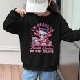 Back To School I'm Ready To Axolotl Question In 4th Grade Graphic Kid Sweatshirt