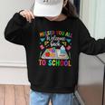 Back To School Lunch Lady First Day Of School Lunch Lady Graphic Kid Sweatshirt