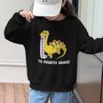 Back To School Welcome To Fourth Grade Graphic Kid Sweatshirt