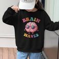 Brain Waves Last Day Of School Back To School Graphic Kid Sweatshirt Brain Waves Last Day Of School Back To School Graphic Kid Sweatshirt