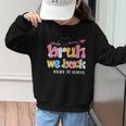 Bruh We Back Back To School First Day Back To School Graphic Kid Sweatshirt Bruh We Back Back To School First Day Back To School Graphic Kid Sweatshirt
