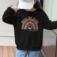 Bruh We Back To School Office Support Staff Leopard Rainbow Graphic Kid Sweatshirt Bruh We Back To School Office Support Staff Leopard Rainbow Graphic Kid Sweatshirt