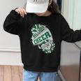 Bulldogs Cheerleading Back To School Cheer Team Spirit Green Graphic Kid Sweatshirt Bulldogs Cheerleading Back To School Cheer Team Spirit Green Graphic Kid Sweatshirt