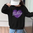 Bulldogs Heart Back To School Spirit P Graphic Kid Sweatshirt Bulldogs Heart Back To School Spirit P Graphic Kid Sweatshirt