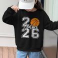 Class Of 2026 Basketball Senior 2026 Back To School Graphic Kid Sweatshirt Class Of 2026 Basketball Senior 2026 Back To School Graphic Kid Sweatshirt
