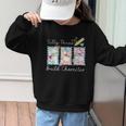 Coquette Back To School Silly Paras Build Character Graphic Kid Sweatshirt