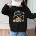Elementary Level Unlocked Video Game Back To School Boys Graphic Kid Sweatshirt Elementary Level Unlocked Video Game Back To School Boys Graphic Kid Sweatshirt