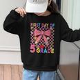 First Day Of 5th Grade Coquette Back To School Girls Kids Graphic Kid Sweatshirt First Day Of 5th Grade Coquette Back To School Girls Kids Graphic Kid Sweatshirt