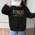Fitness Instructor Tie Dye Back To School For Women For Work Graphic Kid Sweatshirt Fitness Instructor Tie Dye Back To School For Women For Work Graphic Kid Sweatshirt