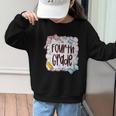 Fourth Grade Back To School For Girls Pink Notebook Graphic Kid Sweatshirt Fourth Grade Back To School For Girls Pink Notebook Graphic Kid Sweatshirt