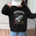 Fourth Grade Back To School Space Rocket Astronaut Graphic Kid Sweatshirt