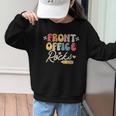 Front Office Rocks Back To School Secretary Admin Staff Tee Graphic Kid Sweatshirt