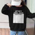 Fun Last Day Of School Sign My Shirt Back To School Cool Graphic Kid Sweatshirt
