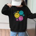 Happy To See Your Face Back To School First Day Of School Graphic Kid Sweatshirt