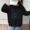 Headstart Love Inspire Teach Blue Bow Back To School Graphic Kid Sweatshirt