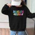 Health Aide Squad Admin Squad Back To School Graphic Kid Sweatshirt