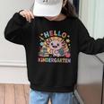 Hello Kindergarten Axolotl Back To School For Kids Graphic Kid Sweatshirt