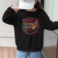 Hello Second Grade Tie Dye Pencil Back To School 2nd Grade Graphic Kid Sweatshirt
