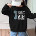 Highly Koalafied 9th Grader Koala Back To School Graphic Kid Sweatshirt Highly Koalafied 9th Grader Koala Back To School Graphic Kid Sweatshirt