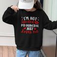 I'm Not Spoiled My Principal Just Loves Me Back To School Graphic Kid Sweatshirt