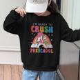 I'm Ready To Crush Preschool Unicorn Back To School Girl Kid Graphic Kid Sweatshirt I'm Ready To Crush Preschool Unicorn Back To School Girl Kid Graphic Kid Sweatshirt
