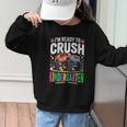 Kids Back To School I'm Ready To Crush Kindergarten For Boys Graphic Kid Sweatshirt Kids Back To School I'm Ready To Crush Kindergarten For Boys Graphic Kid Sweatshirt