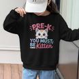 Kitten Back To School Girls Preschool Cat Lover Graphic Kid Sweatshirt Kitten Back To School Girls Preschool Cat Lover Graphic Kid Sweatshirt