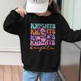 Knights Mascot Back To School Spirit Sports Men Women Groovy Graphic Kid Sweatshirt Knights Mascot Back To School Spirit Sports Men Women Groovy Graphic Kid Sweatshirt