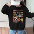 My Last First Day Senior 2024 Back To School Class Of 2024 Graphic Kid Sweatshirt My Last First Day Senior 2024 Back To School Class Of 2024 Graphic Kid Sweatshirt
