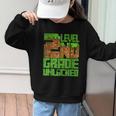 Level 2nd Grade Unlocked Game Pixel Kids Boy Back To School Graphic Kid Sweatshirt