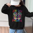 Little Miss Preschool Messy Bun Back To School Girl Women Graphic Kid Sweatshirt Little Miss Preschool Messy Bun Back To School Girl Women Graphic Kid Sweatshirt