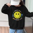 Living That 10th Grade Life Fun Back To School Supply Smile Graphic Kid Sweatshirt