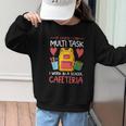 Lunch Lady Appreciation Back To School Cafeteria Worker Graphic Kid Sweatshirt