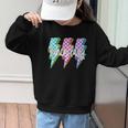 Lunch Lady Back To School Checkered First Day Of School Graphic Kid Sweatshirt Lunch Lady Back To School Checkered First Day Of School Graphic Kid Sweatshirt