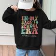Math Coach In My Back To School Era Women Groovy Graphic Kid Sweatshirt Math Coach In My Back To School Era Women Groovy Graphic Kid Sweatshirt