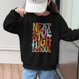 Middle School Gradution Back To School Next Stop High School Graphic Kid Sweatshirt