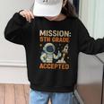 Mission Fifth 5th Grade Accepted Astronaut Back To School Graphic Kid Sweatshirt Mission Fifth 5th Grade Accepted Astronaut Back To School Graphic Kid Sweatshirt
