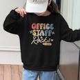 Office Staff Rocks Back To School Secretary Administrative Graphic Kid Sweatshirt Office Staff Rocks Back To School Secretary Administrative Graphic Kid Sweatshirt