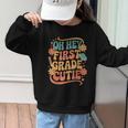 Oh Hey First Grade Cutie Back To School Graphic Kid Sweatshirt