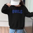 Owls Back To School Spirit B Graphic Kid Sweatshirt Owls Back To School Spirit B Graphic Kid Sweatshirt