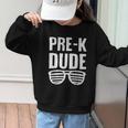 Pre-K Dude First Day Back To School Preschool Boys Kid Graphic Kid Sweatshirt Pre-K Dude First Day Back To School Preschool Boys Kid Graphic Kid Sweatshirt