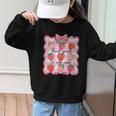 Preppy Back To School 3rd Grade Is My Jam Strawberry Bow Graphic Kid Sweatshirt Preppy Back To School 3rd Grade Is My Jam Strawberry Bow Graphic Kid Sweatshirt