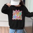 Preppy Back To School Fifth Grade Coquette Bow Women Girl Graphic Kid Sweatshirt Preppy Back To School Fifth Grade Coquette Bow Women Girl Graphic Kid Sweatshirt