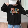 Preschool Team Retro Groovy Vintage Back To School Pre-K Graphic Kid Sweatshirt Preschool Team Retro Groovy Vintage Back To School Pre-K Graphic Kid Sweatshirt