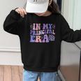 In My Principal Era Groovy School Principal Back To School Graphic Kid Sweatshirt In My Principal Era Groovy School Principal Back To School Graphic Kid Sweatshirt