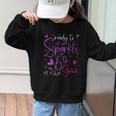 Ready To Sparkle 6th Grade Back To School For Girls Graphic Kid Sweatshirt