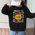 Ready To Tackle 3rd Grade Back To School Kids Football Graphic Kid Sweatshirt Ready To Tackle 3rd Grade Back To School Kids Football Graphic Kid Sweatshirt