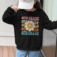 Retro 4th Grade Daisy Colorful Back To School Fourth Grade Graphic Kid Sweatshirt Retro 4th Grade Daisy Colorful Back To School Fourth Grade Graphic Kid Sweatshirt