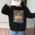 Retro Groovy Kinder Garten Vibes Smile Team Back To School Graphic Kid Sweatshirt Retro Groovy Kinder Garten Vibes Smile Team Back To School Graphic Kid Sweatshirt